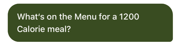 AI message bubble